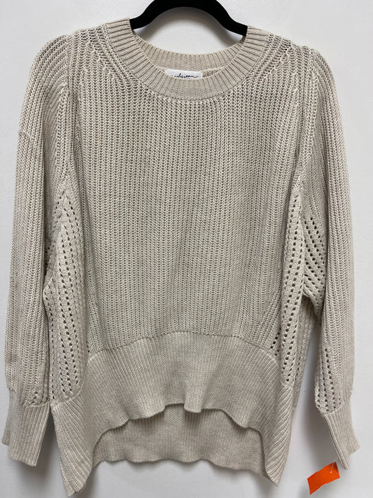 Sweater By Clothes Mentor In Cream, Size: S