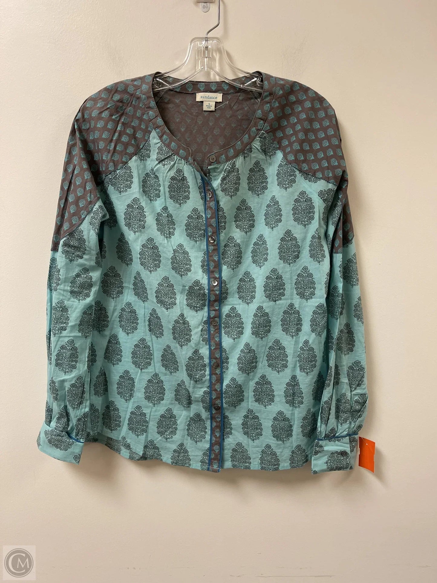 Blouse Long Sleeve By Sundance In Blue, Size: S