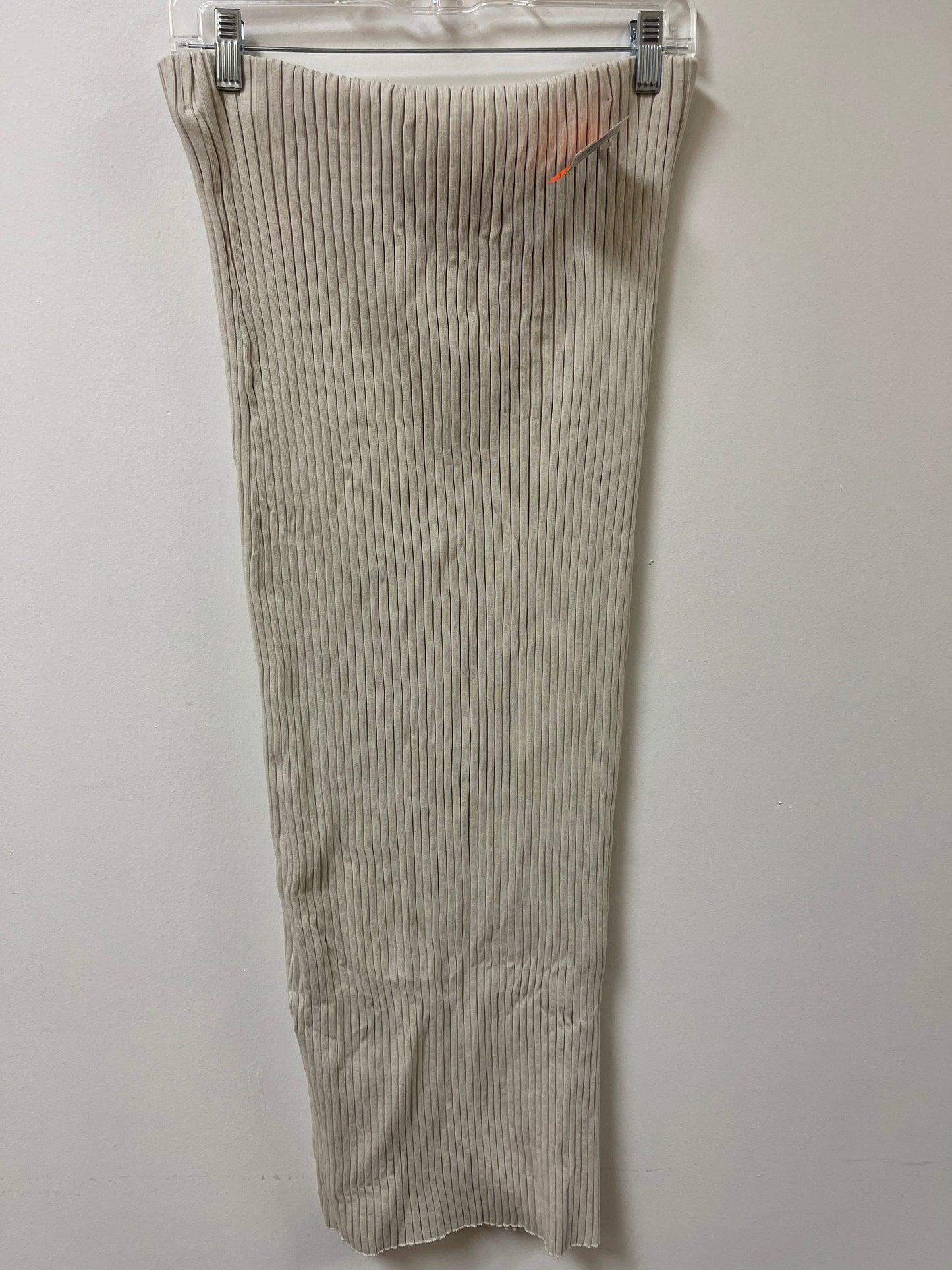 Skirt Maxi By Zara In Cream, Size: L