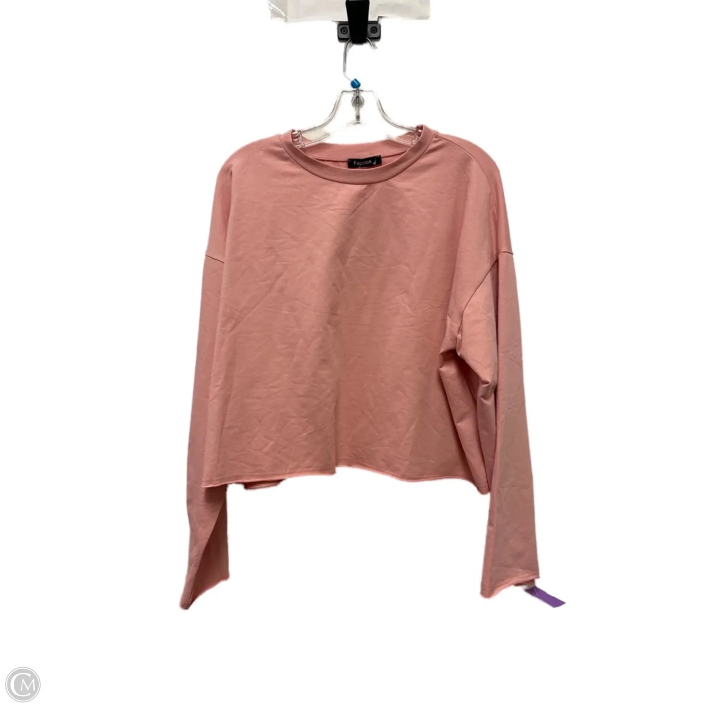 Top Long Sleeve By Clothes Mentor In Pink, Size: Xl
