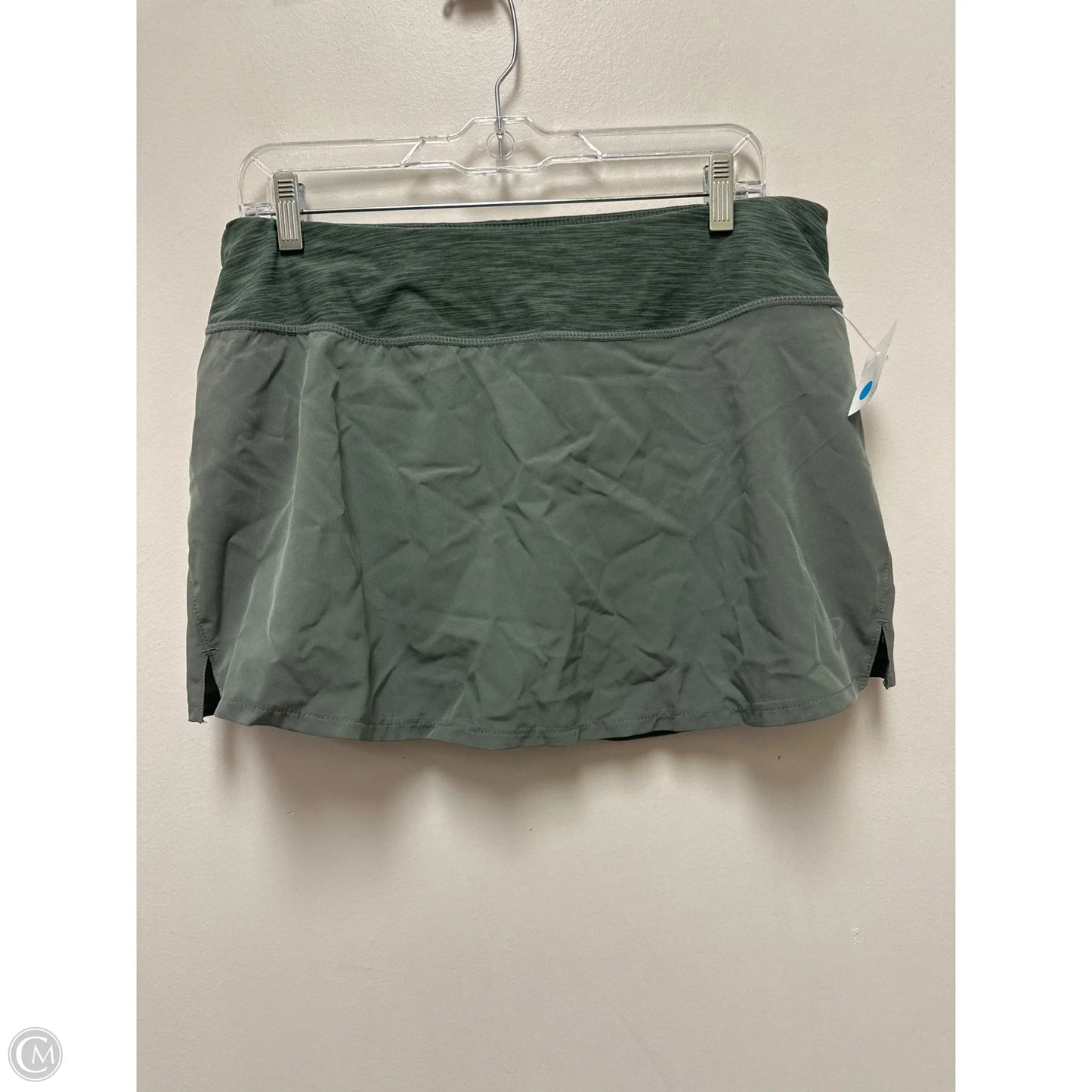 Athletic Skort By Asics In Green, Size: L