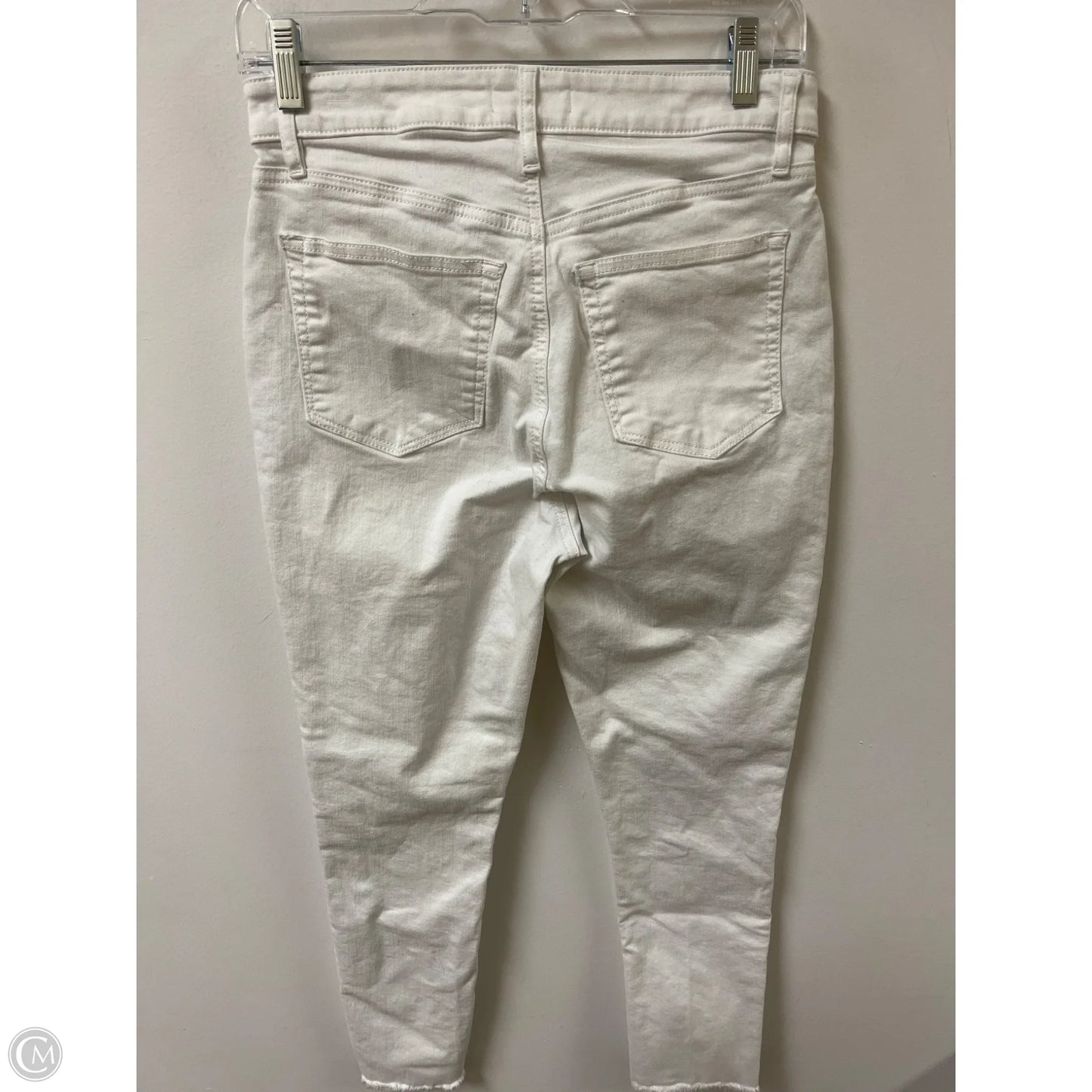 Jeans Skinny By Loft In White, Size: 2