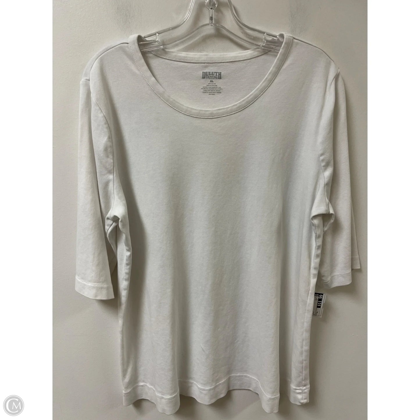 Top Short Sleeve By Duluth Trading In White, Size: Xl