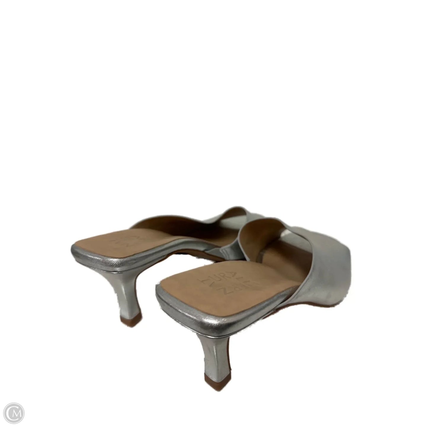 Shoes Heels Stiletto By Naturalizer In Silver, Size: 8.5