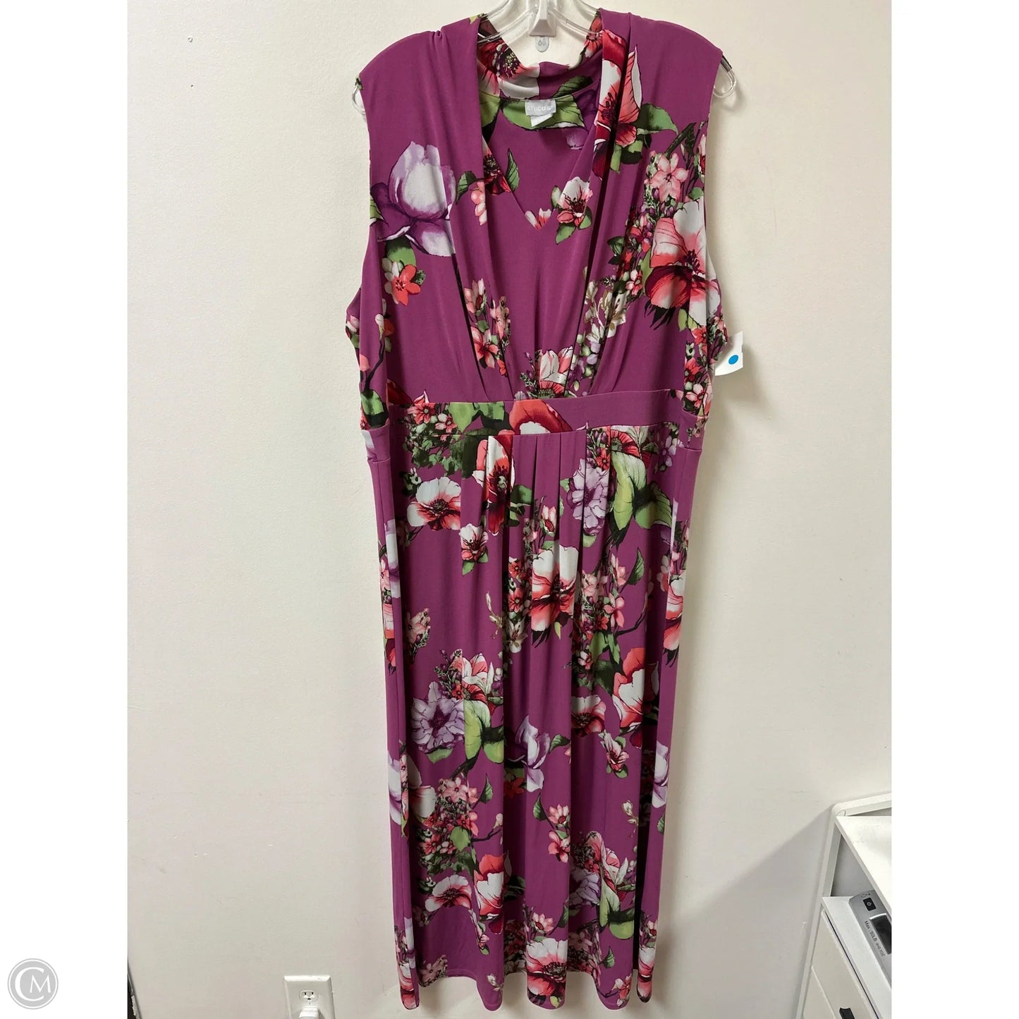 Dress Casual Maxi By Chicos In Purple, Size: 2x