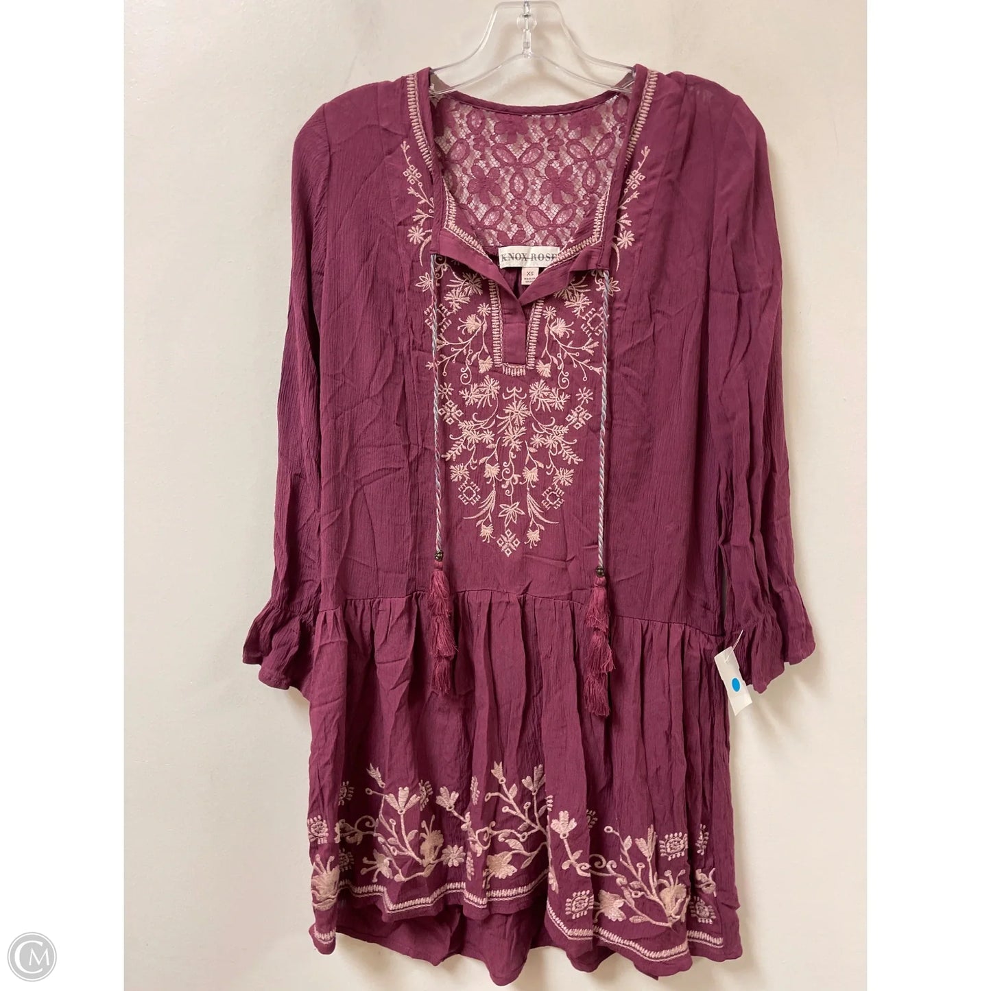 Dress Casual Short By Knox Rose In Purple, Size: Xs