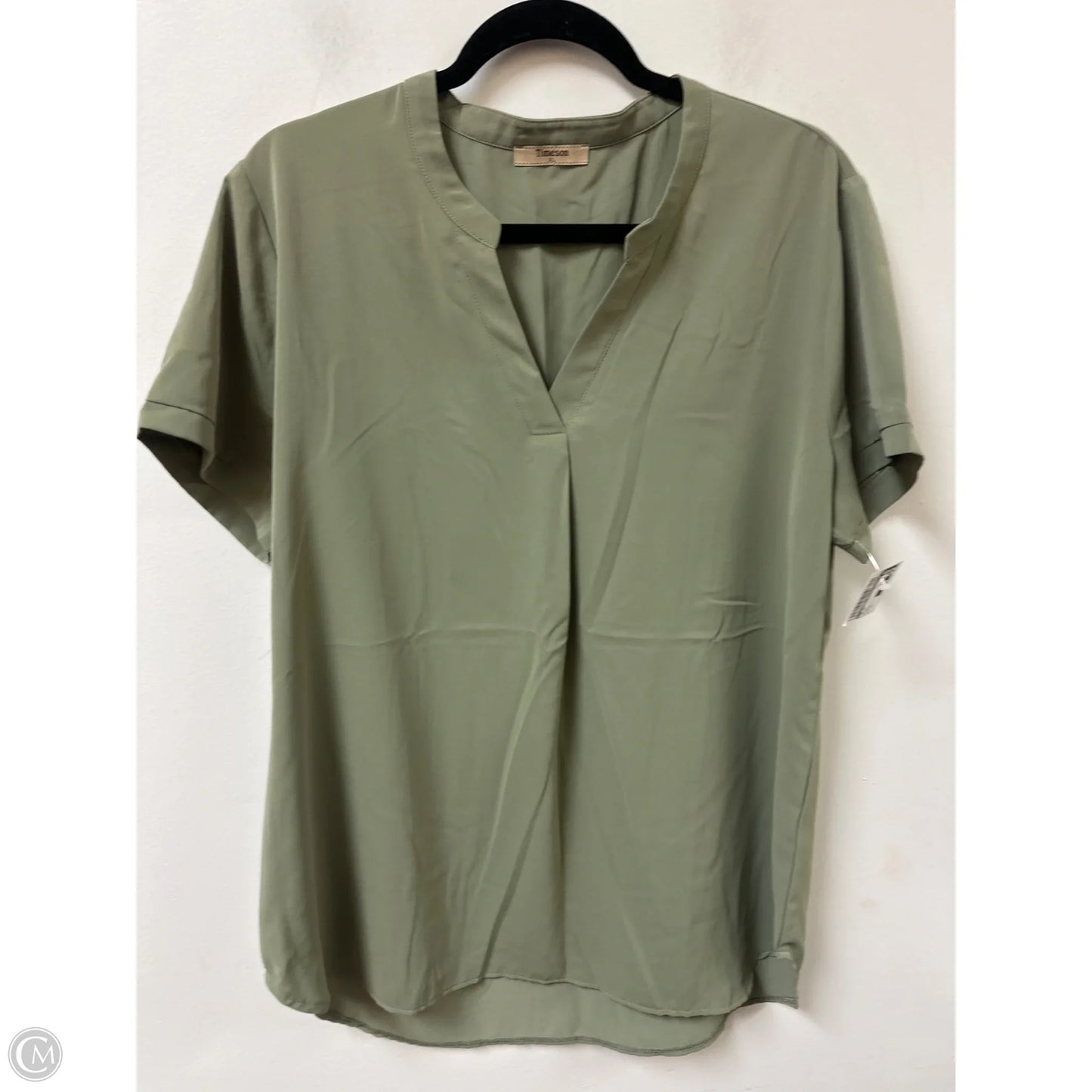 Top Short Sleeve By Clothes Mentor In Green, Size: Xl