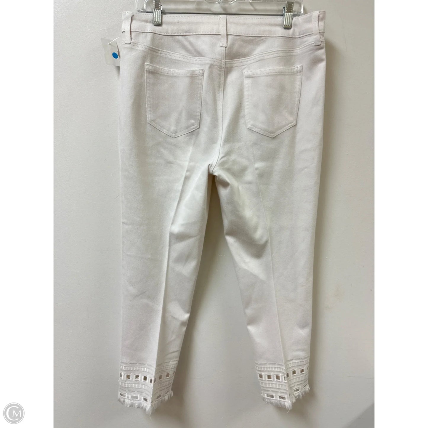 Jeans Skinny By Chicos In White, Size: 10