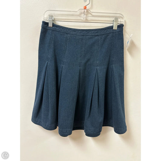 Skirt Designer By Diane Von Furstenberg In Blue Denim, Size: 8