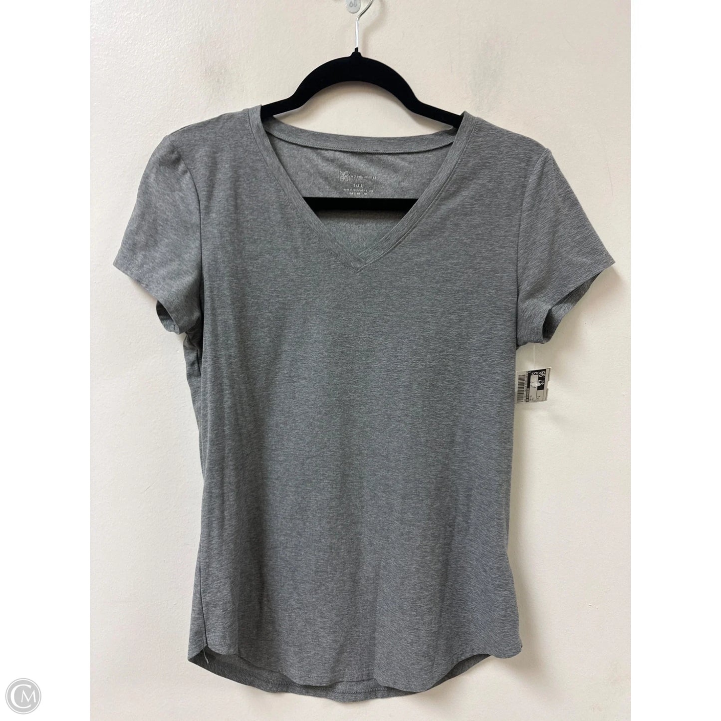 Top Short Sleeve By No Boundaries In Grey, Size: S