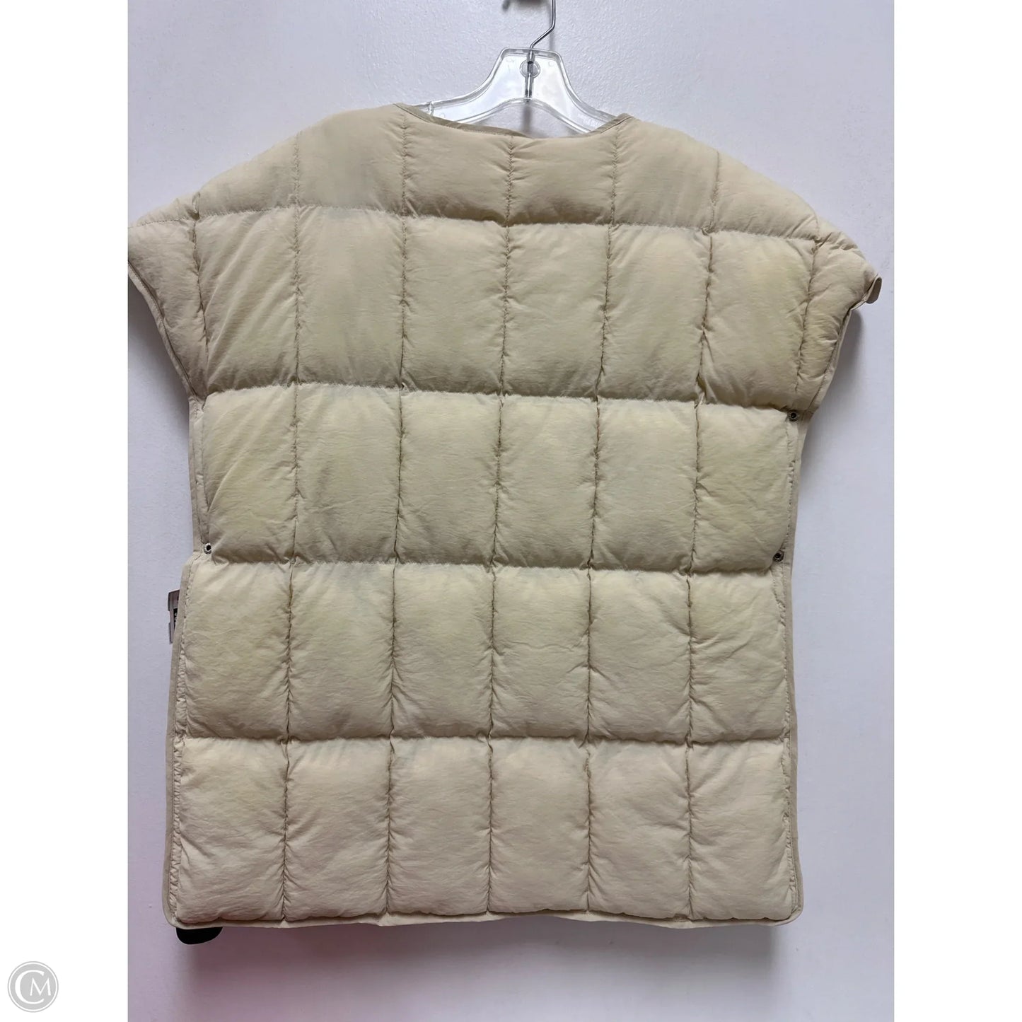 Vest Puffer & Quilted By Pilcro In Cream, Size: Osfm