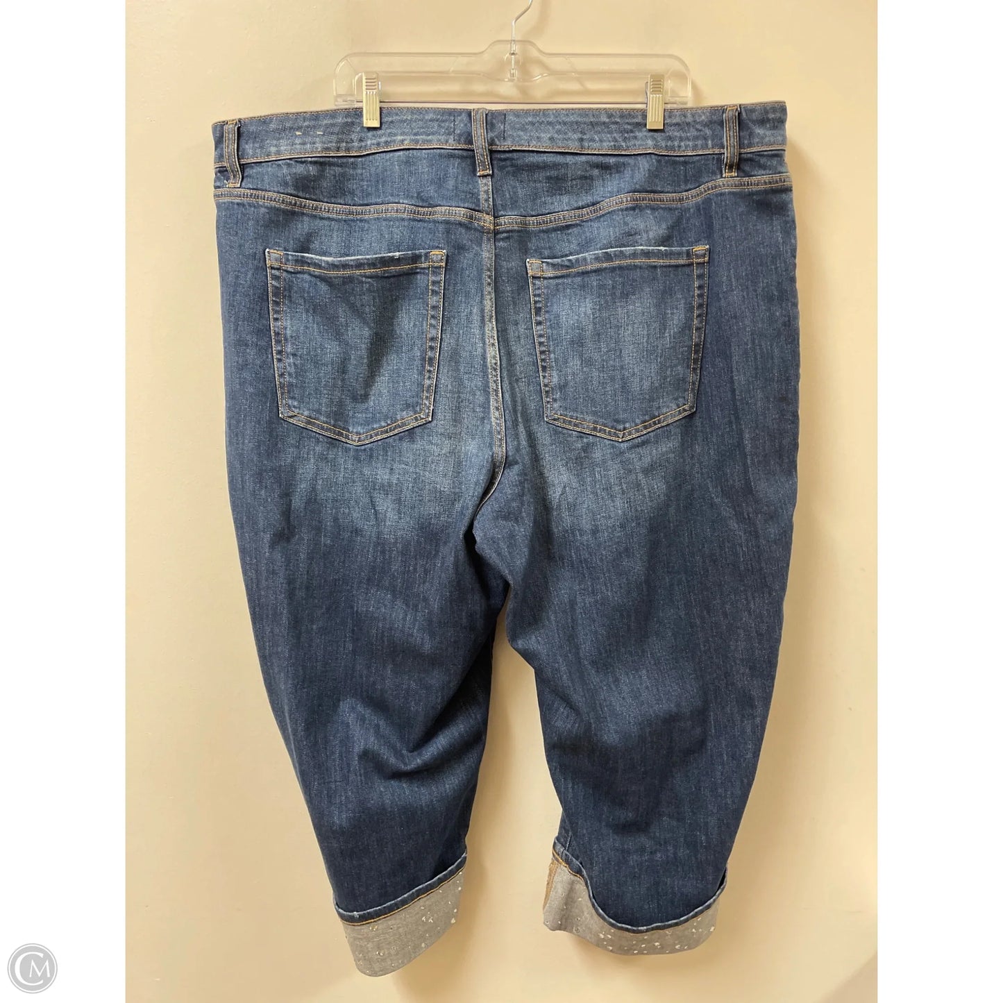 Jeans Straight By Lane Bryant In Blue Denim, Size: 22