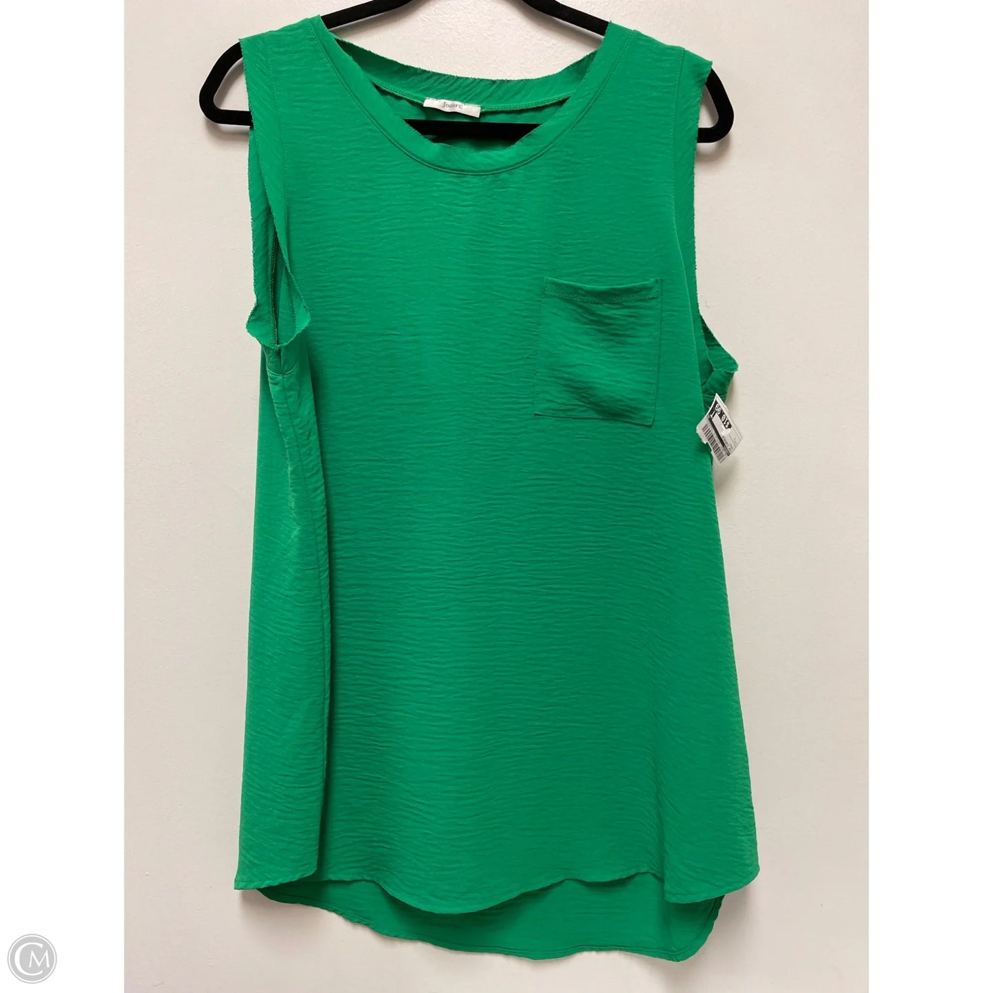 Top Sleeveless By Jodifl In Green, Size: L