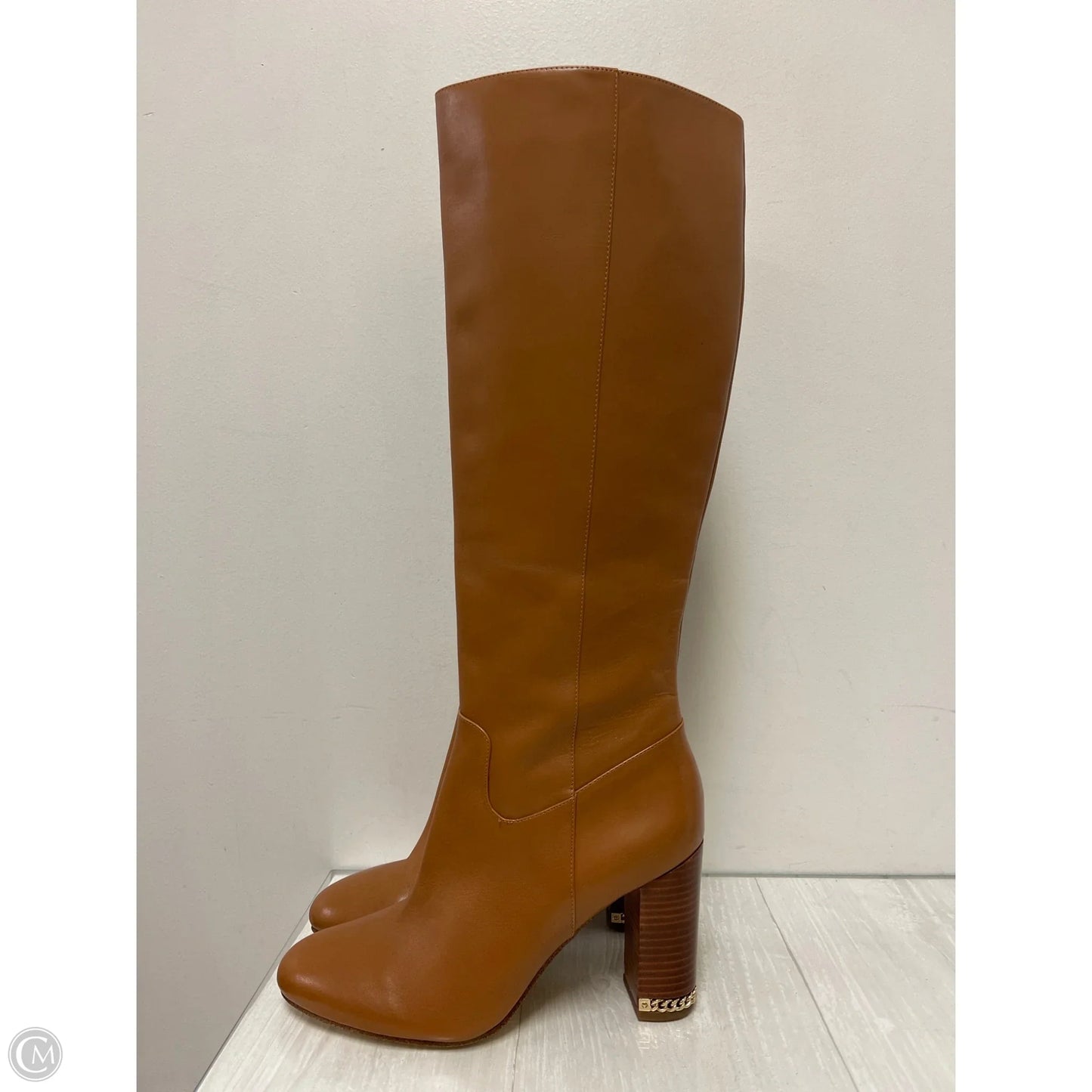 Boots Knee Heels By Michael By Michael Kors In Brown, Size: 10