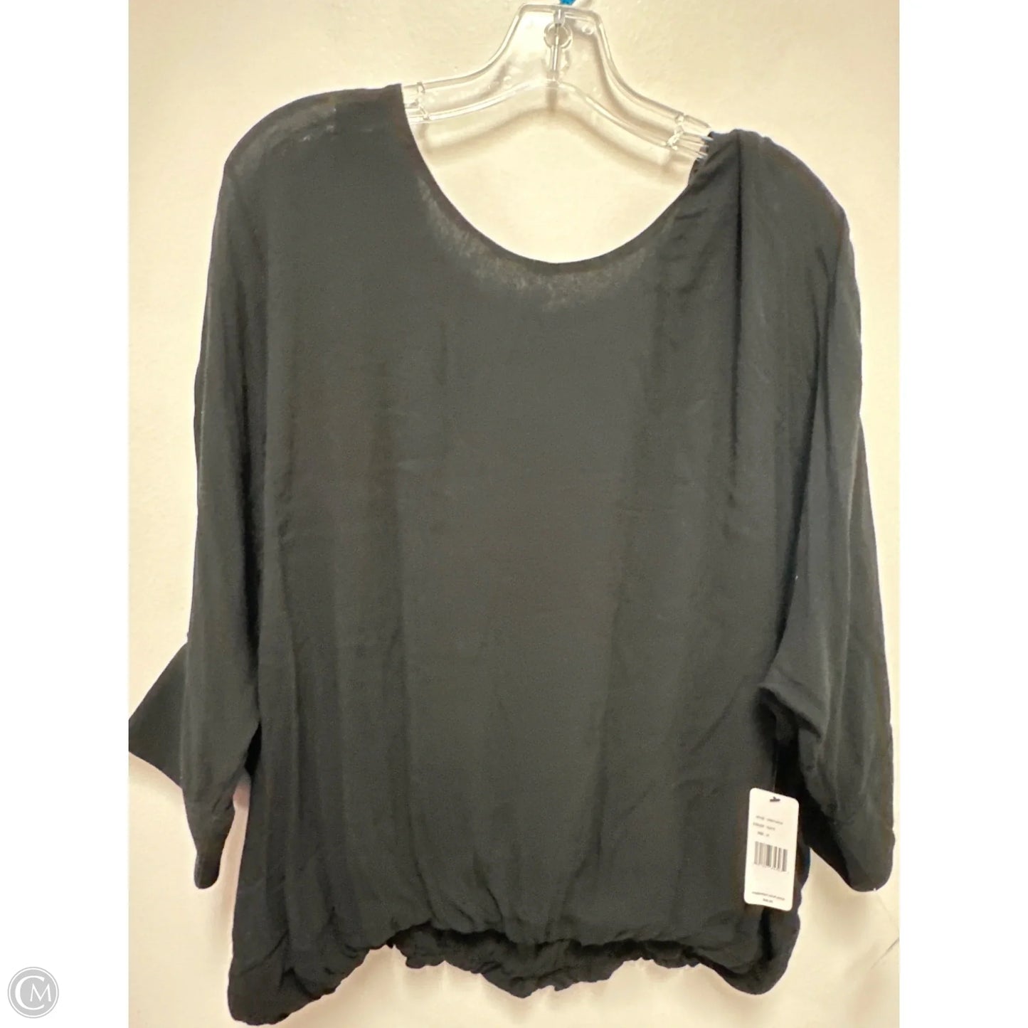 Top Long Sleeve By Liverpool In Black, Size: M