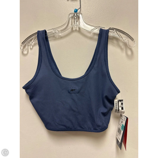 Athletic Bra By Reebok In Blue, Size: M