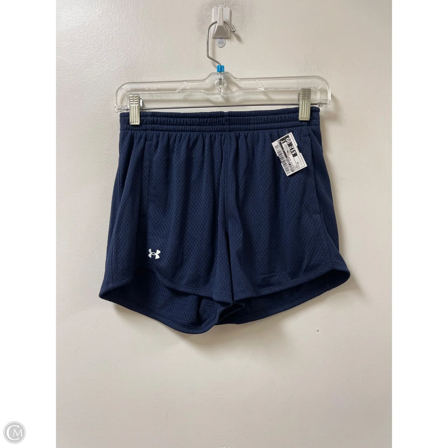 Athletic Shorts By Under Armour In Navy, Size: Xs