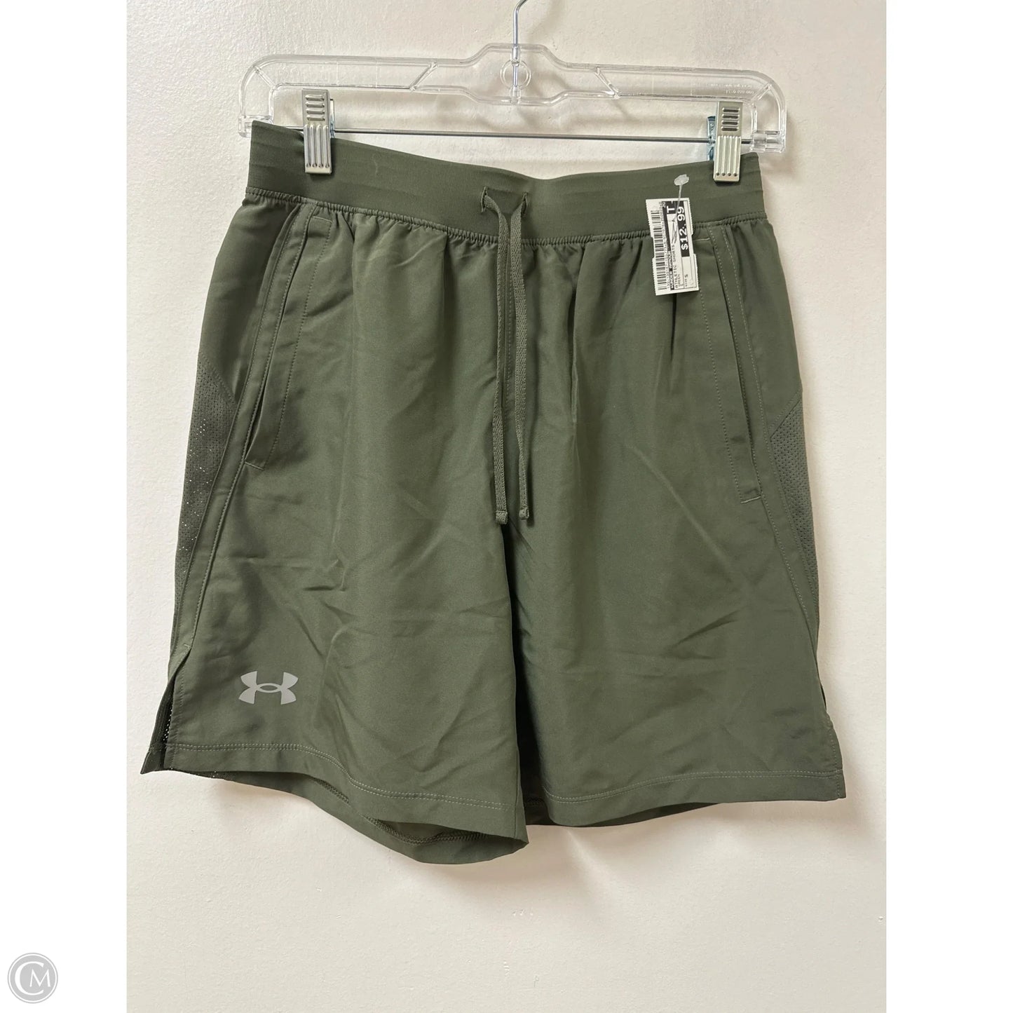 Athletic Shorts By Under Armour In Green, Size: S