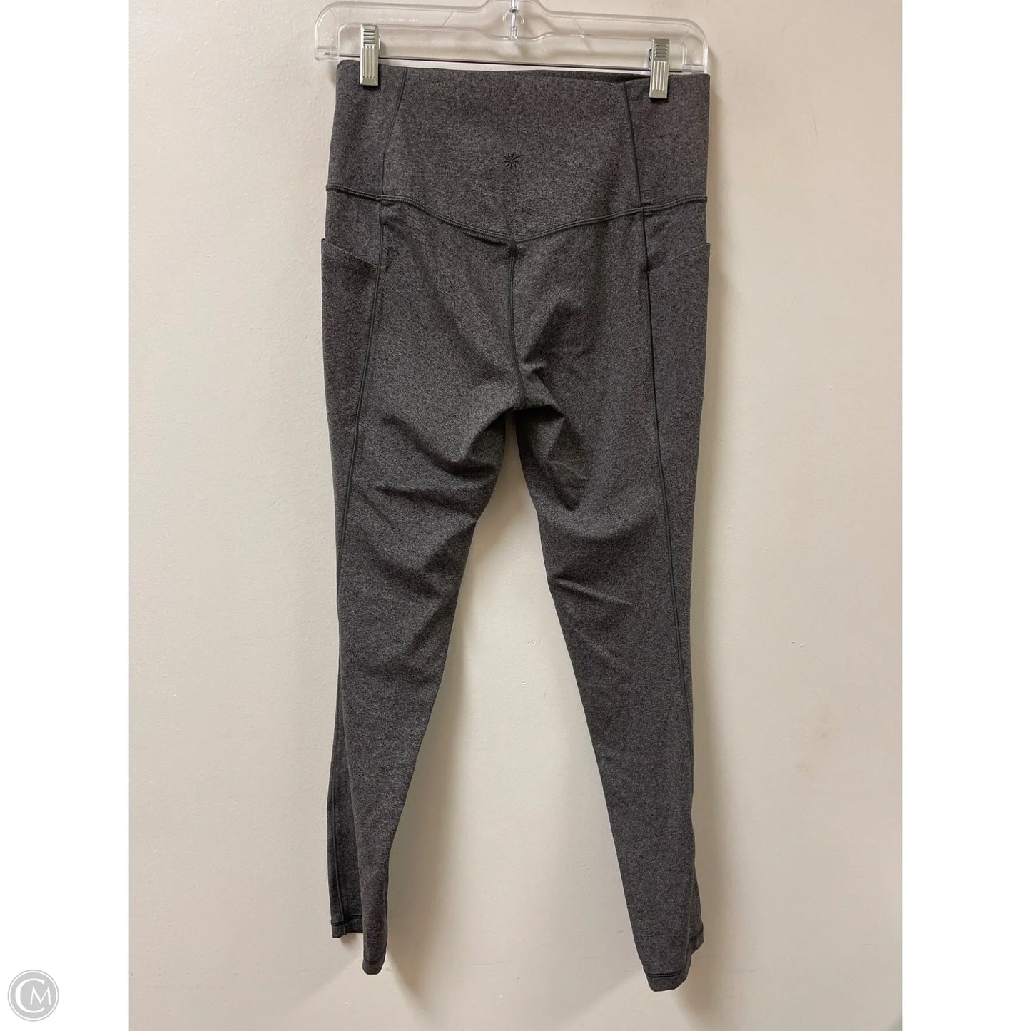Athletic Leggings By Athleta In Grey, Size: M