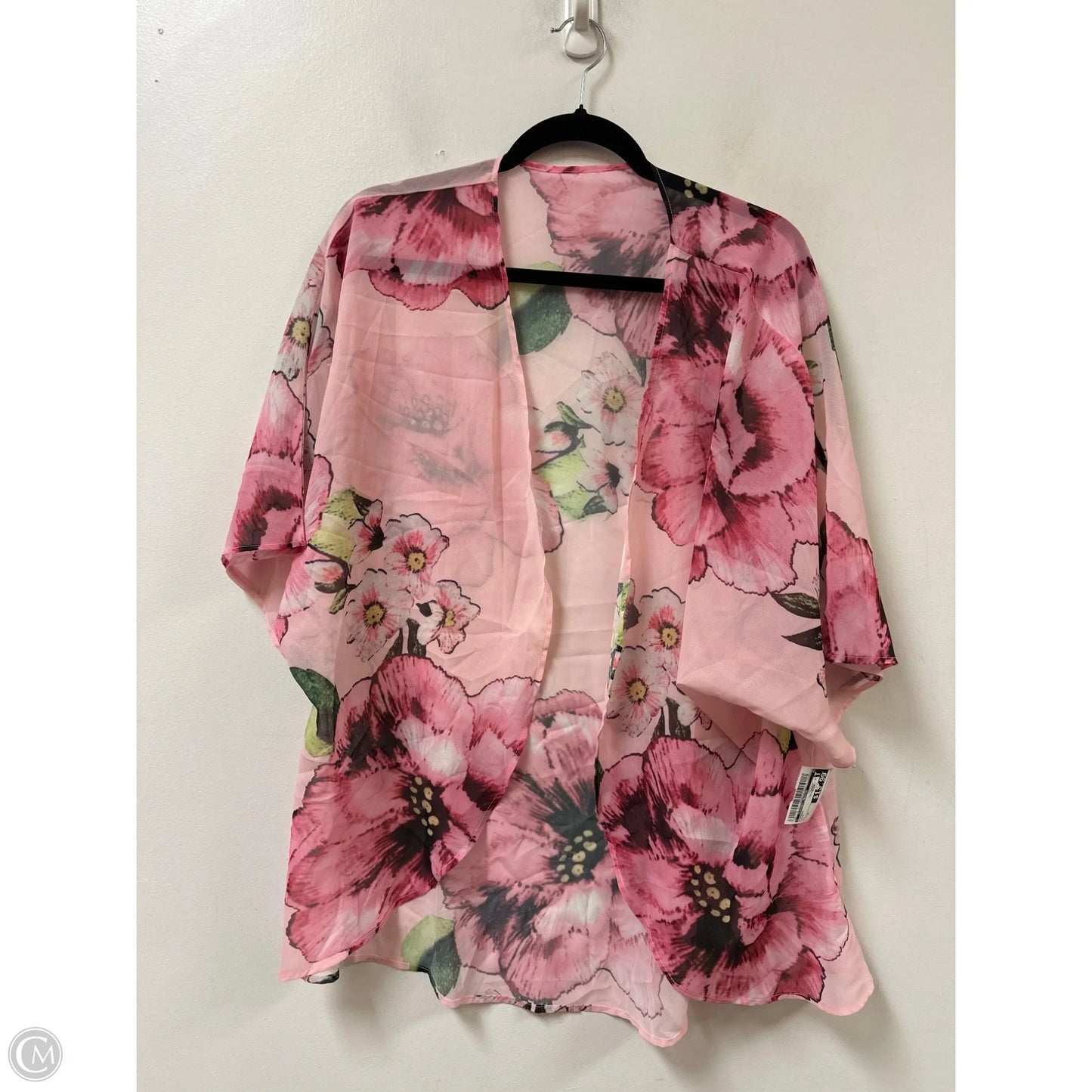 Kimono By Clothes Mentor In Pink, Size: M
