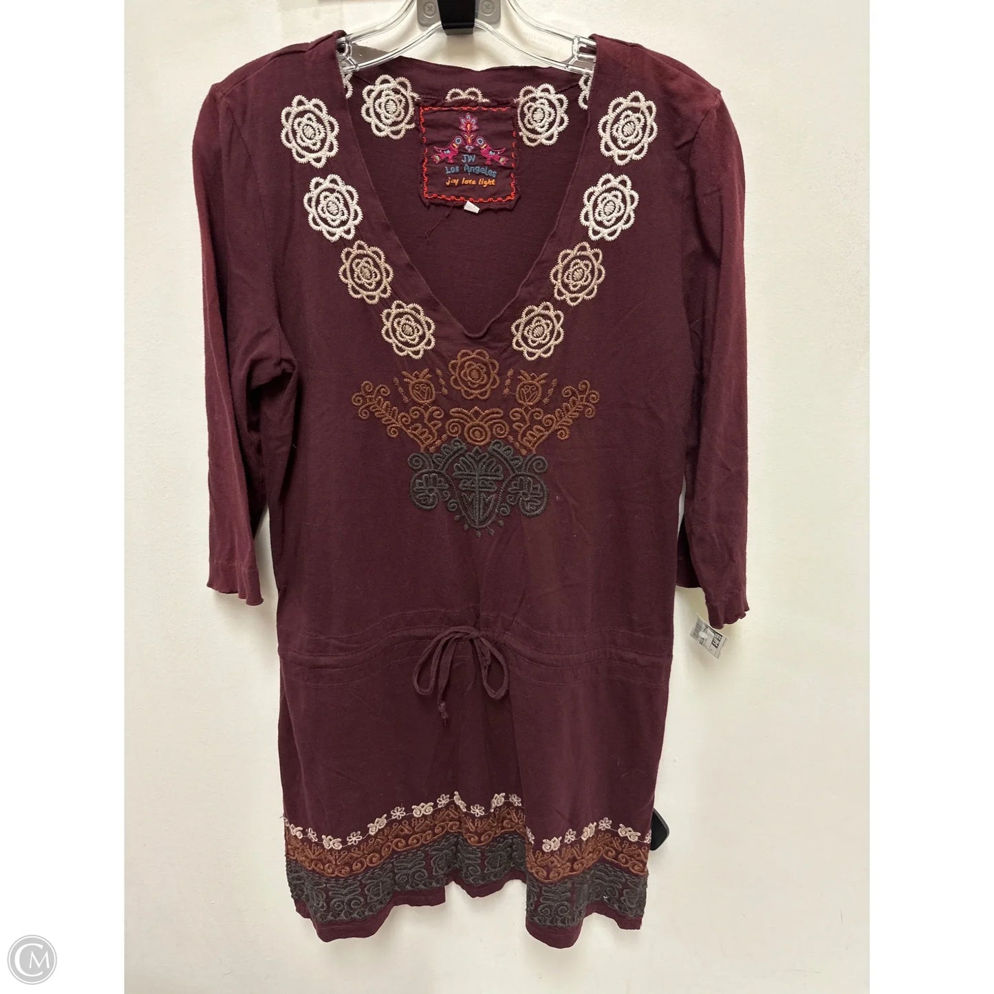 Dress Casual Short By Johnny Was In Red, Size: M