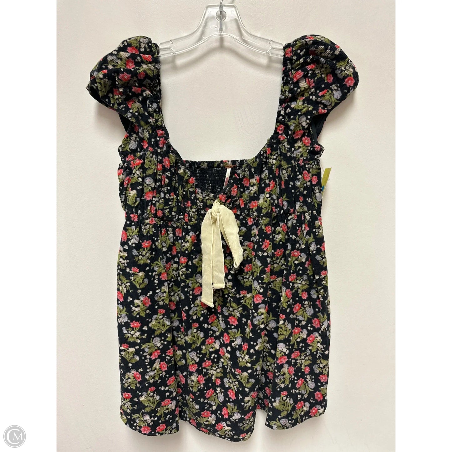 Tunic Short Sleeve By Free People In Floral Print, Size: S