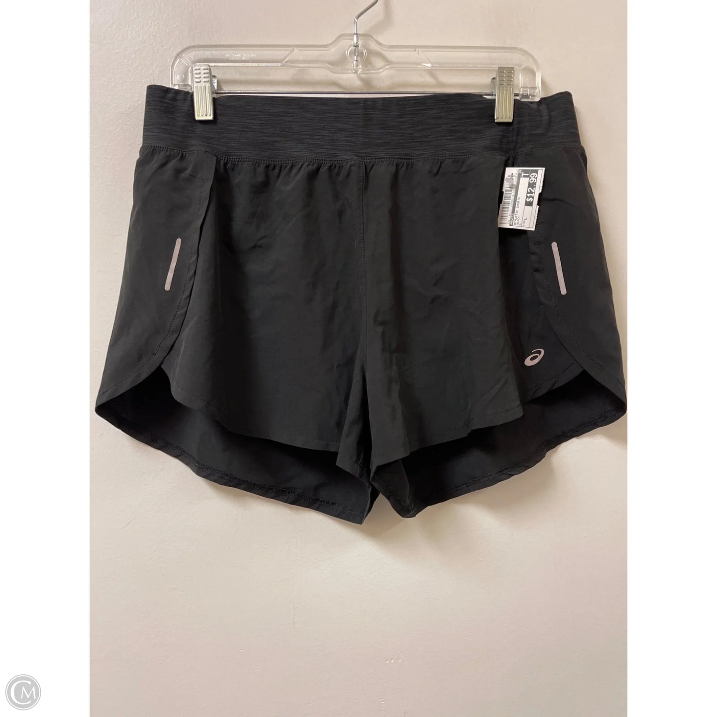 Athletic Shorts By Asics In Black, Size: L