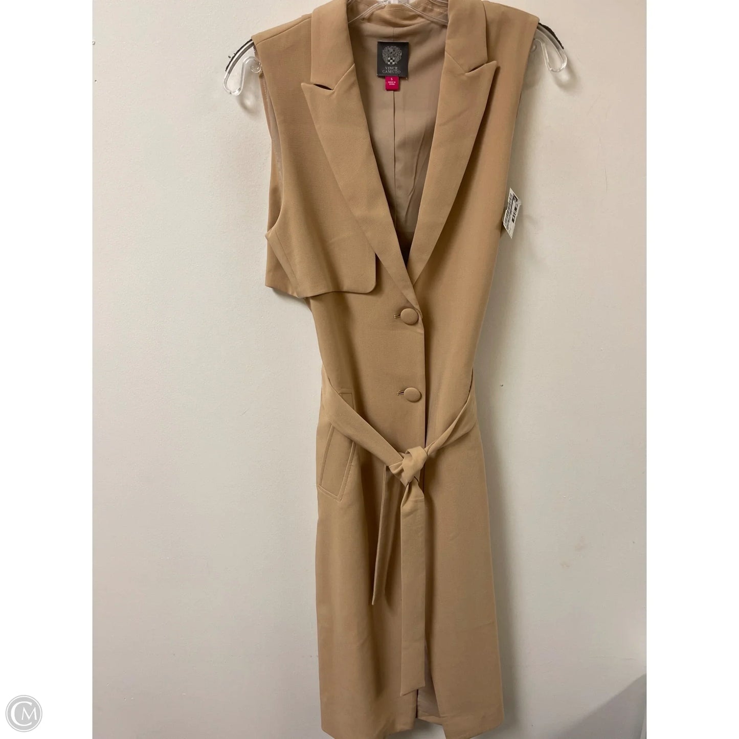 Dress Casual Maxi By Vince Camuto In Tan, Size: S