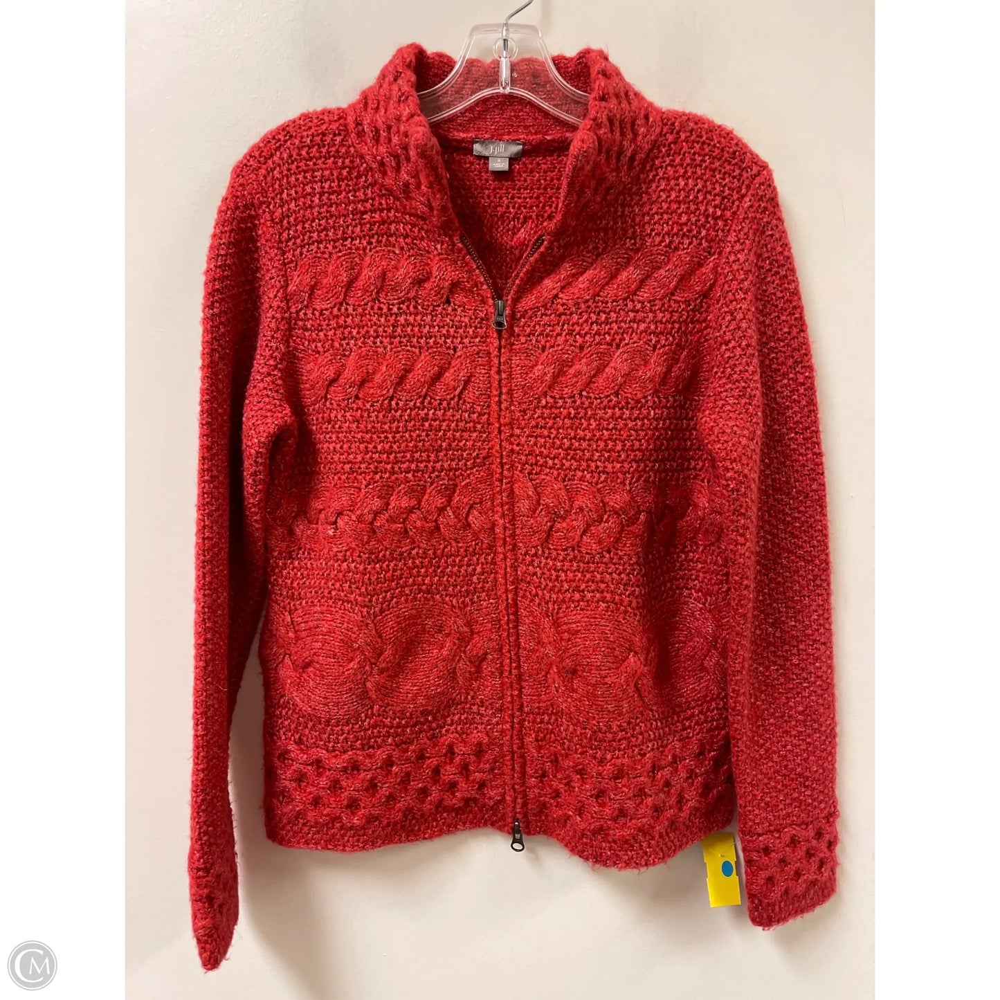 Jacket Fleece By J. Jill In Red, Size: S