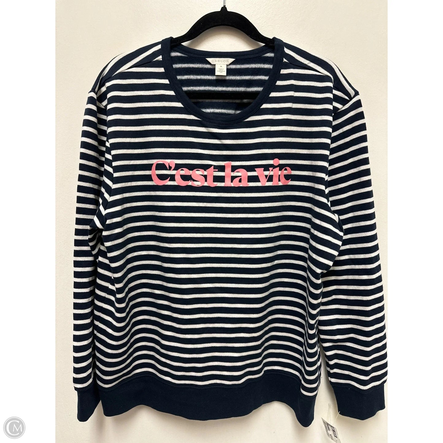 Sweater By Caslon In Navy, Size: Xl