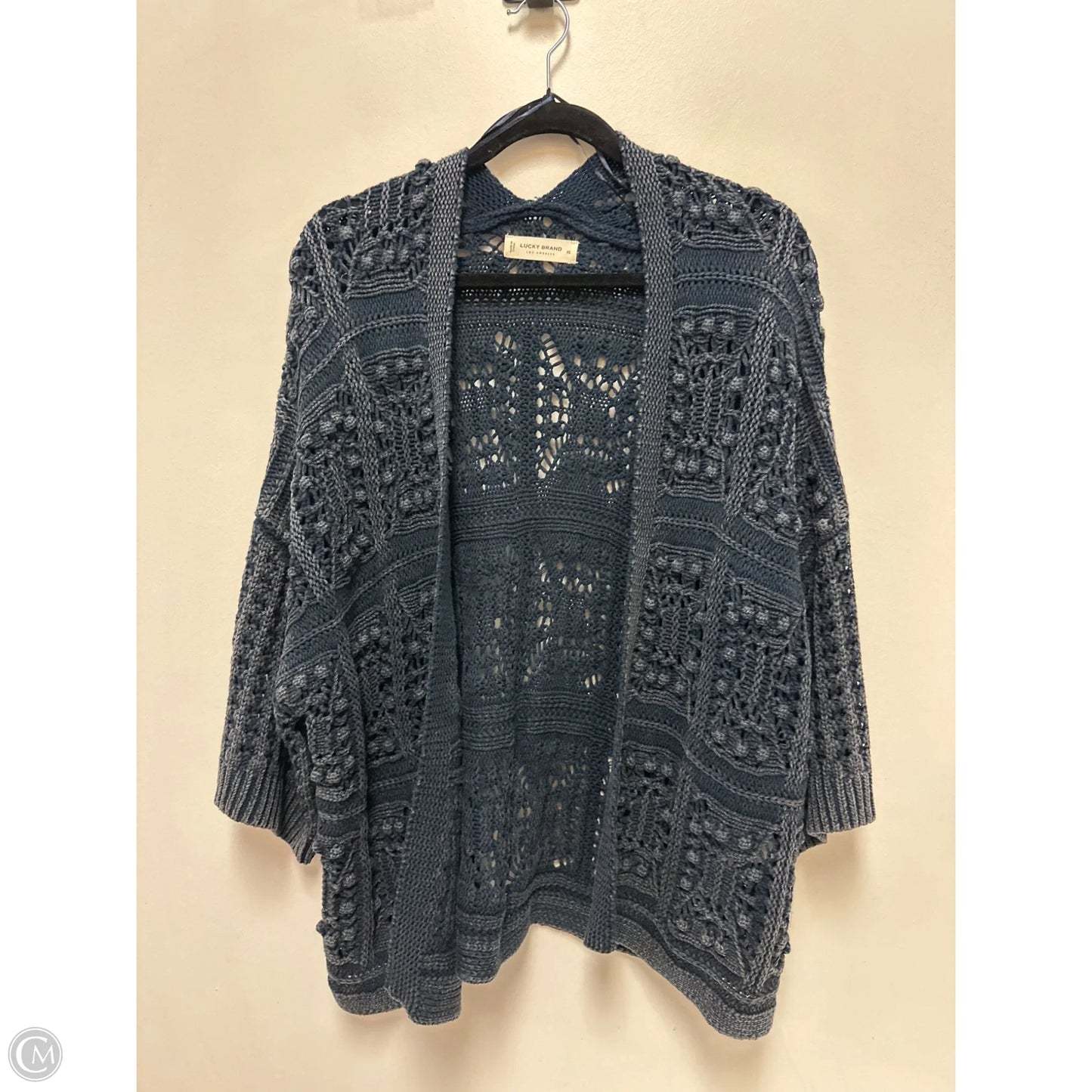 Sweater Cardigan By Lucky Brand In Navy, Size: Xs