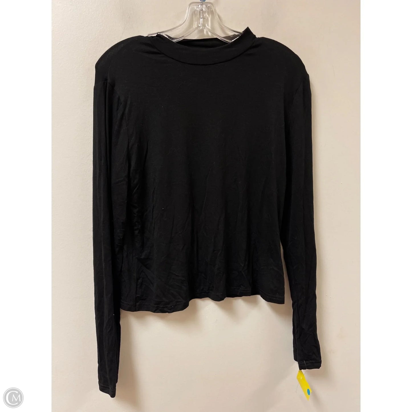 Top Long Sleeve By Clothes Mentor In Black, Size: Xl