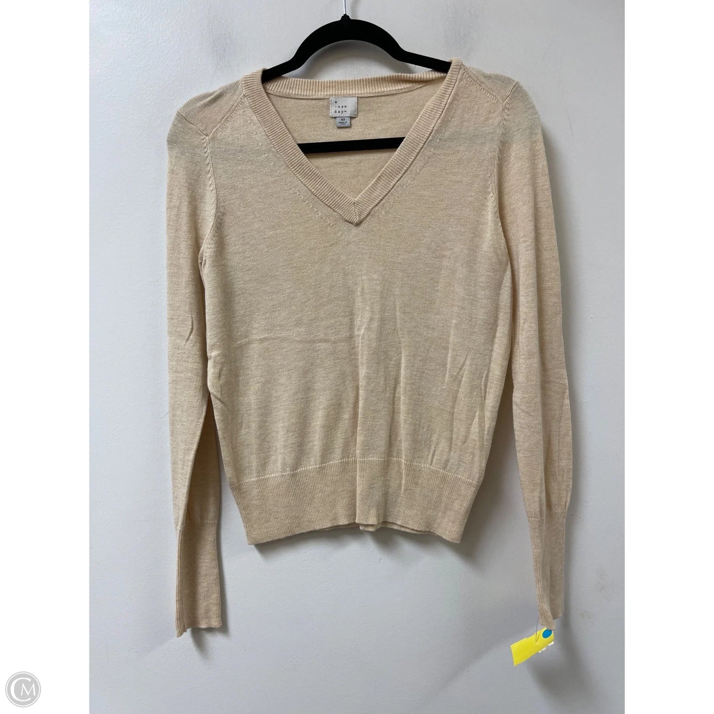 Sweater By A New Day In Cream, Size: Xs