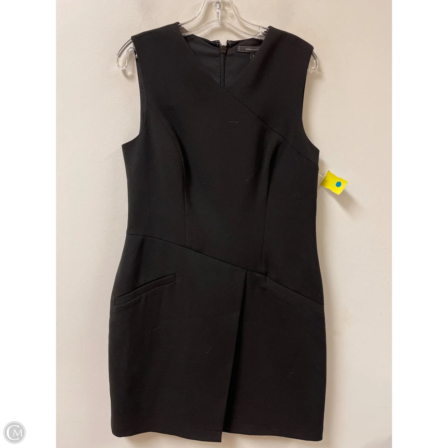 Dress Casual Midi By Bcbgmaxazria In Black, Size: M