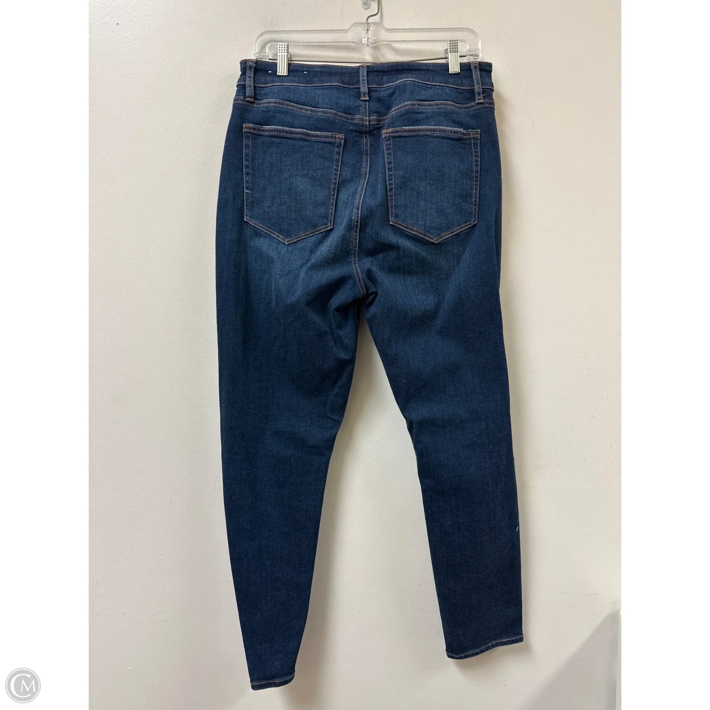 Jeans Skinny By Loft In Blue Denim, Size: 12