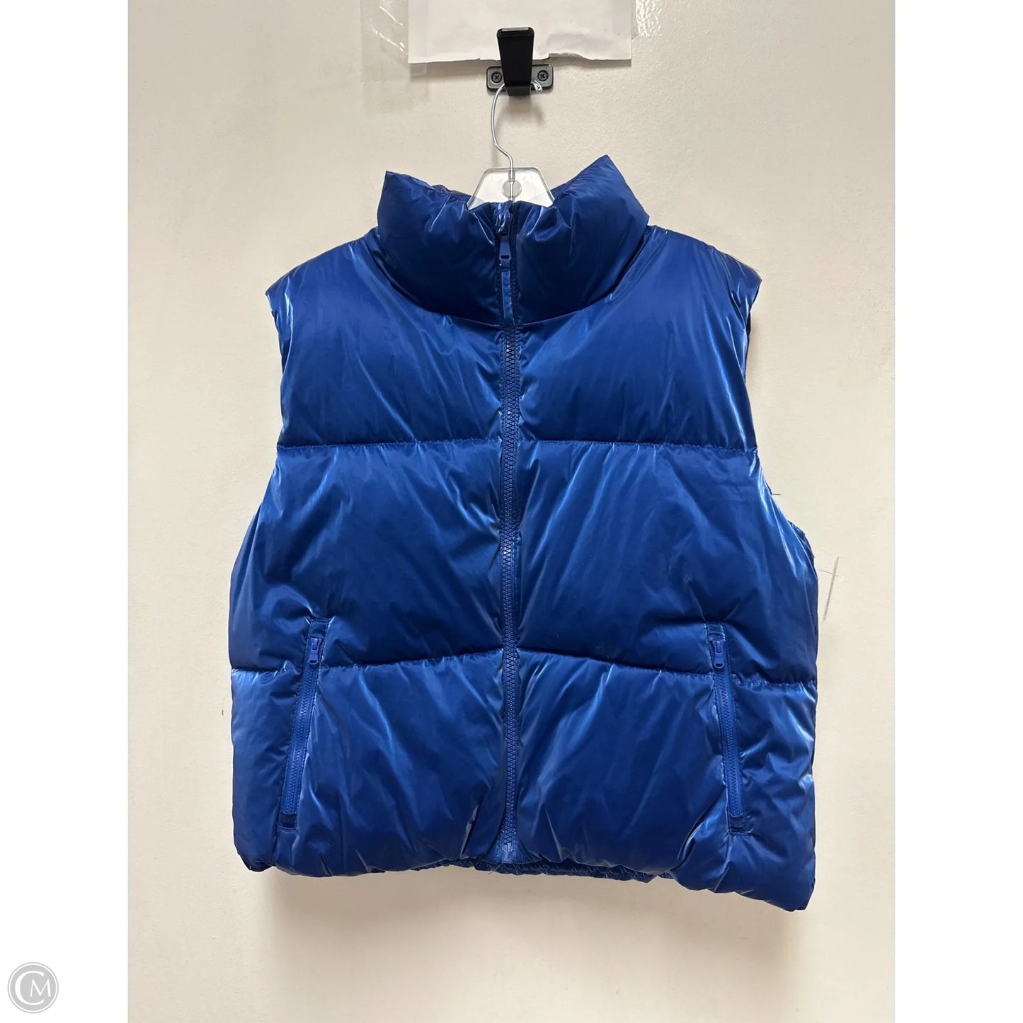 Vest Puffer & Quilted By Old Navy In Blue, Size: L