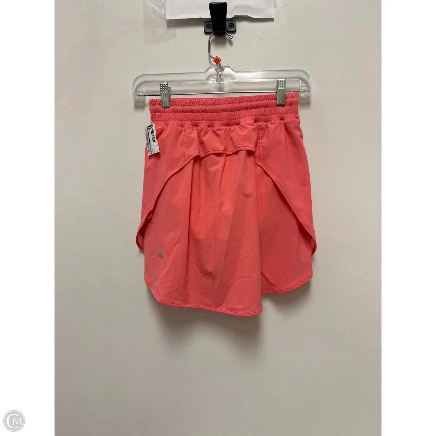 Athletic Skort By Lululemon In Coral, Size: 2