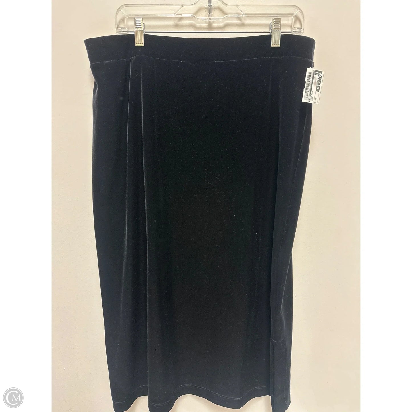 Skirt Maxi By Chicos In Black, Size: L