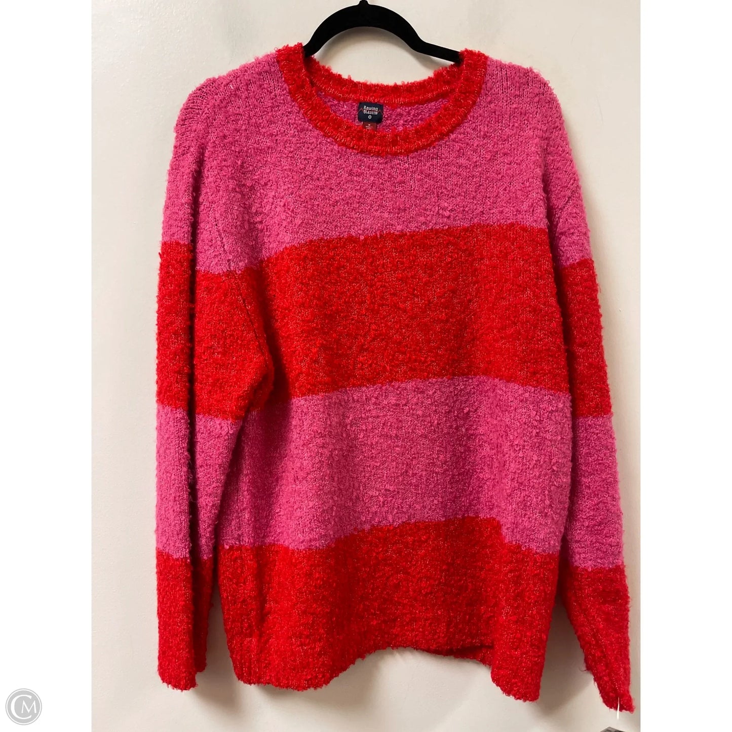 Sweater By Target-designer In Pink & Red, Size: M
