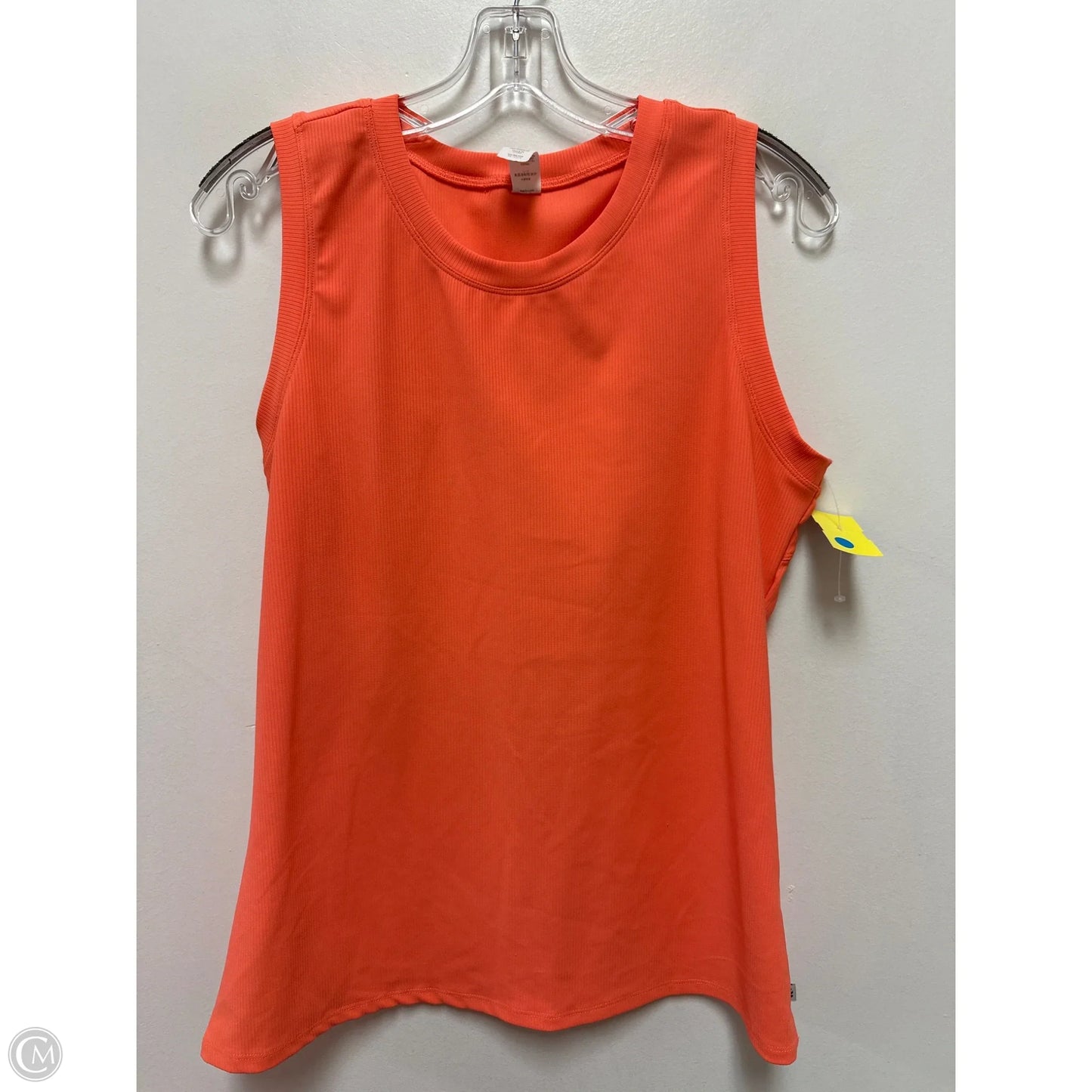 Athletic Tank Top By Marika In Orange, Size: Xl