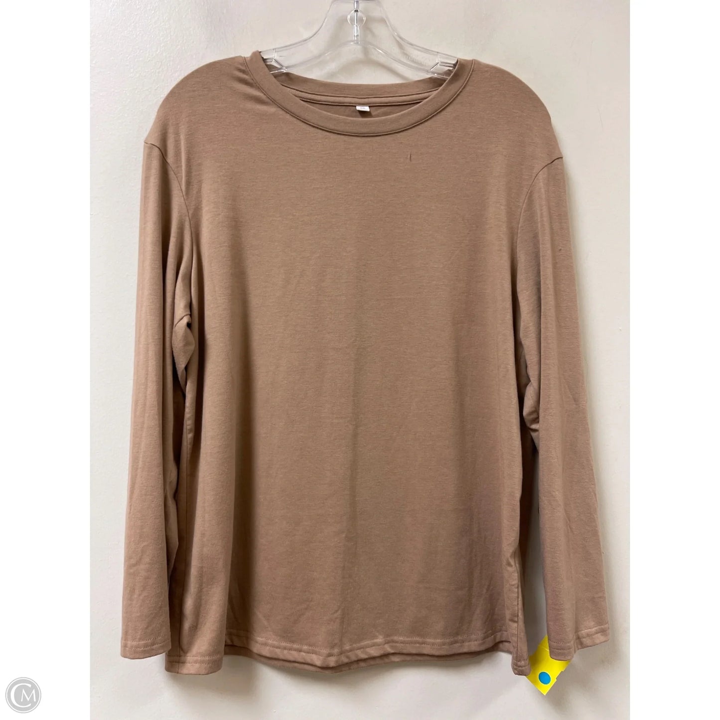 Top Long Sleeve By Clothes Mentor In Tan, Size: Xs