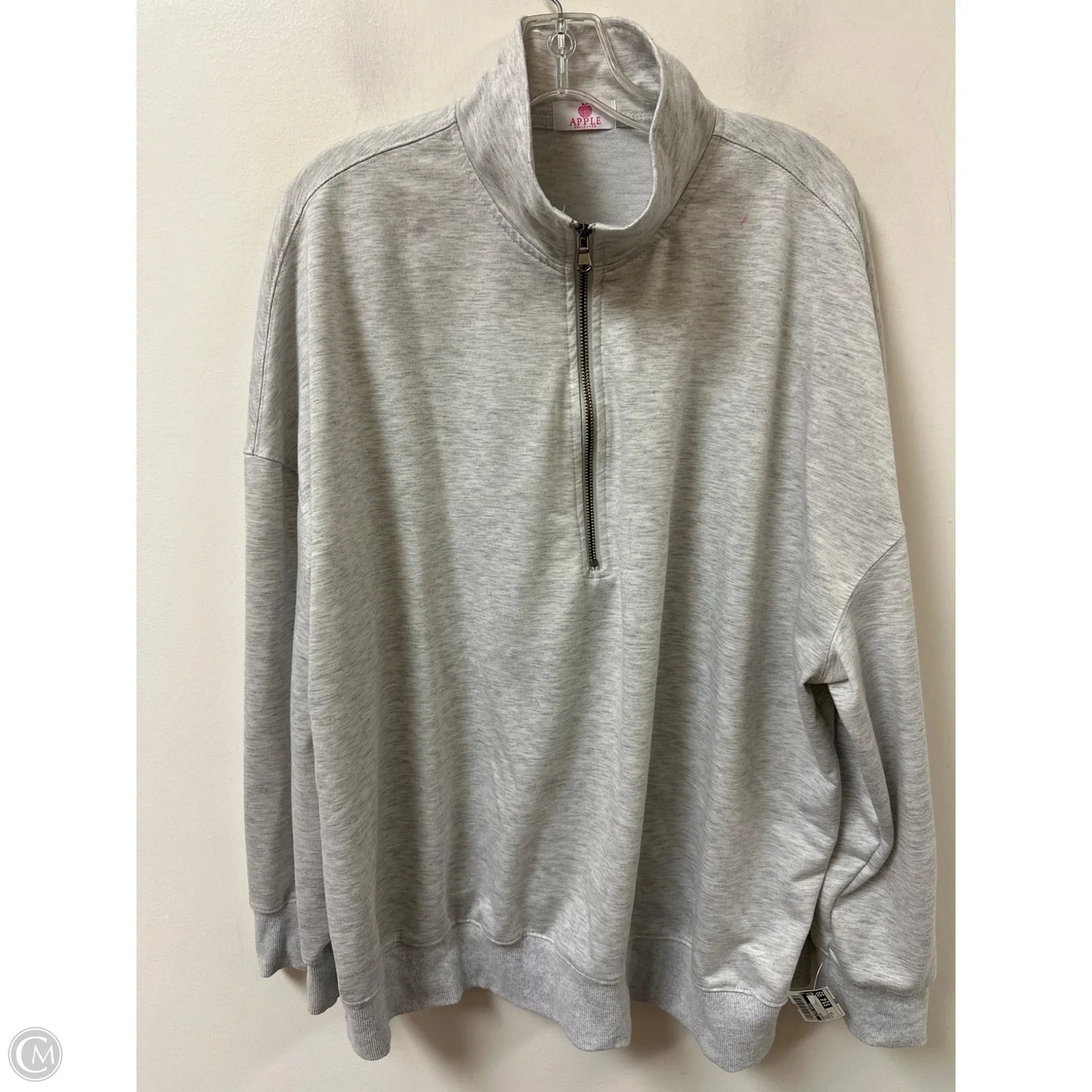 Sweater By Clothes Mentor In Grey, Size: 2x
