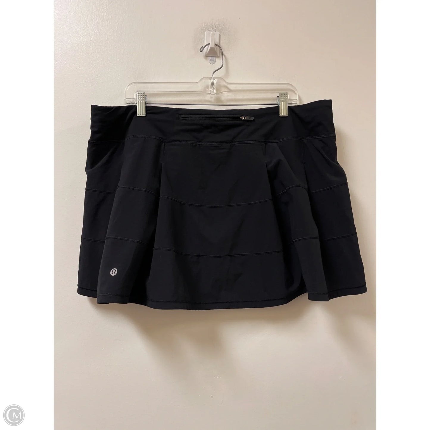 Athletic Skort By Lululemon In Black, Size: 16