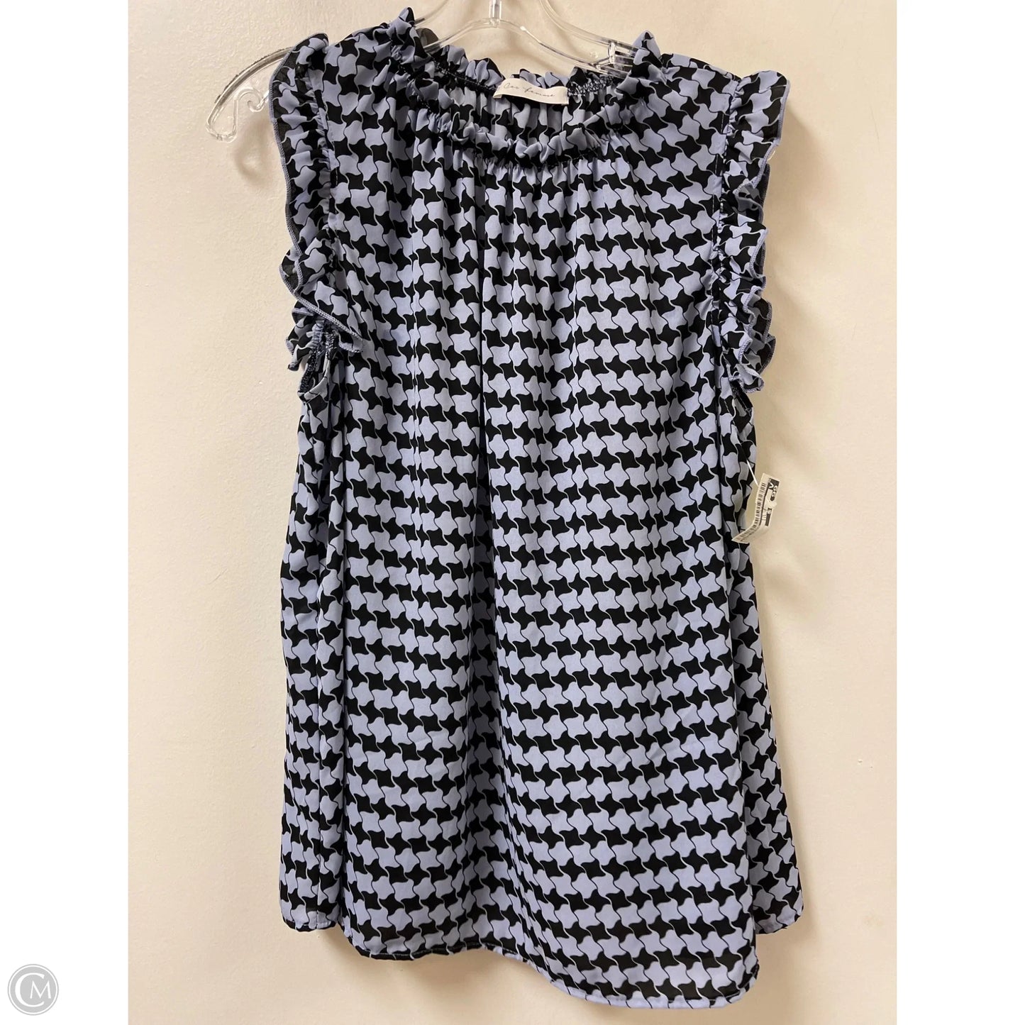 Top Short Sleeve By Ces Femme In Blue, Size: L