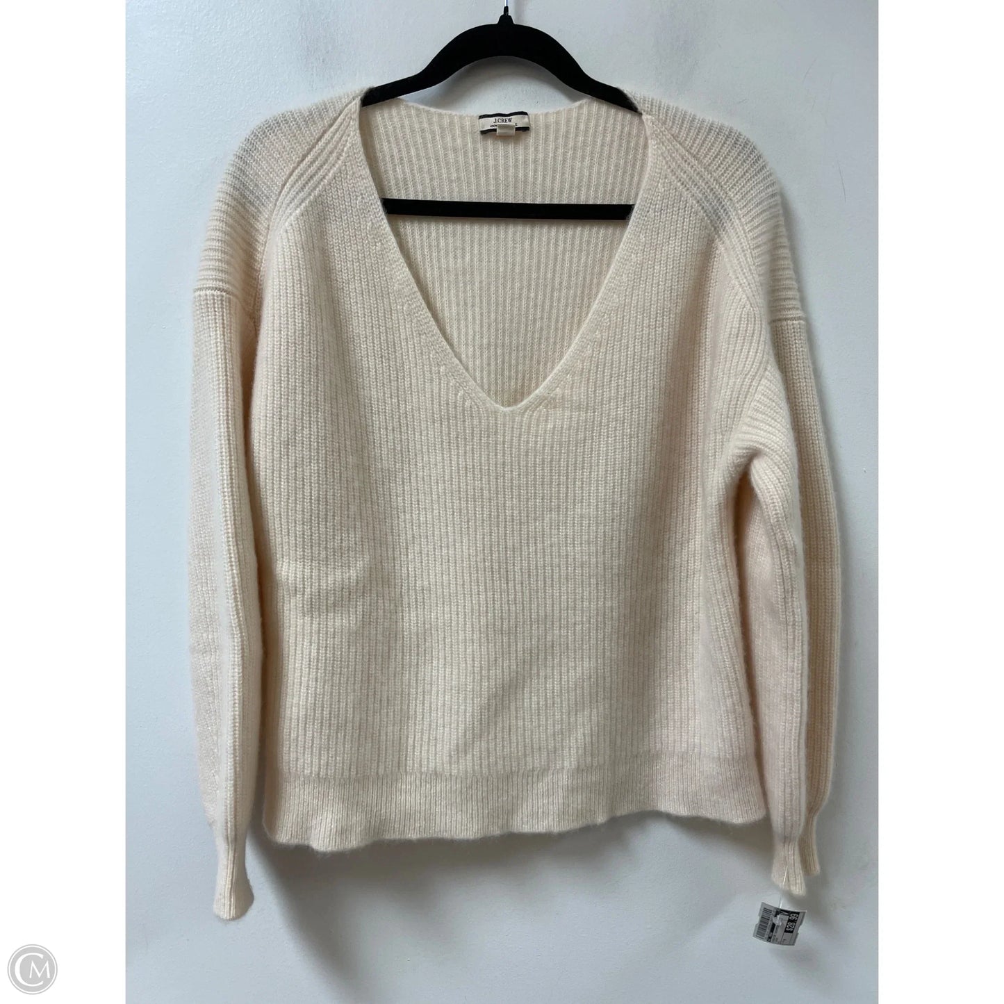 Sweater Cashmere By J. Crew In Cream, Size: M