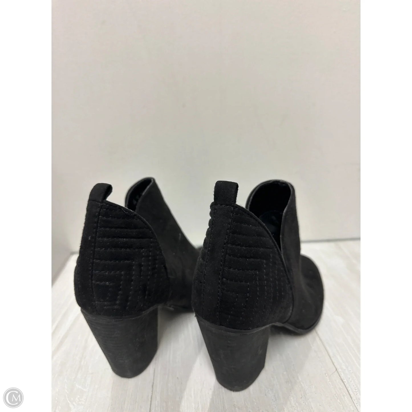 Boots Ankle Heels By Carlos By Carlos Santana In Black, Size: 8