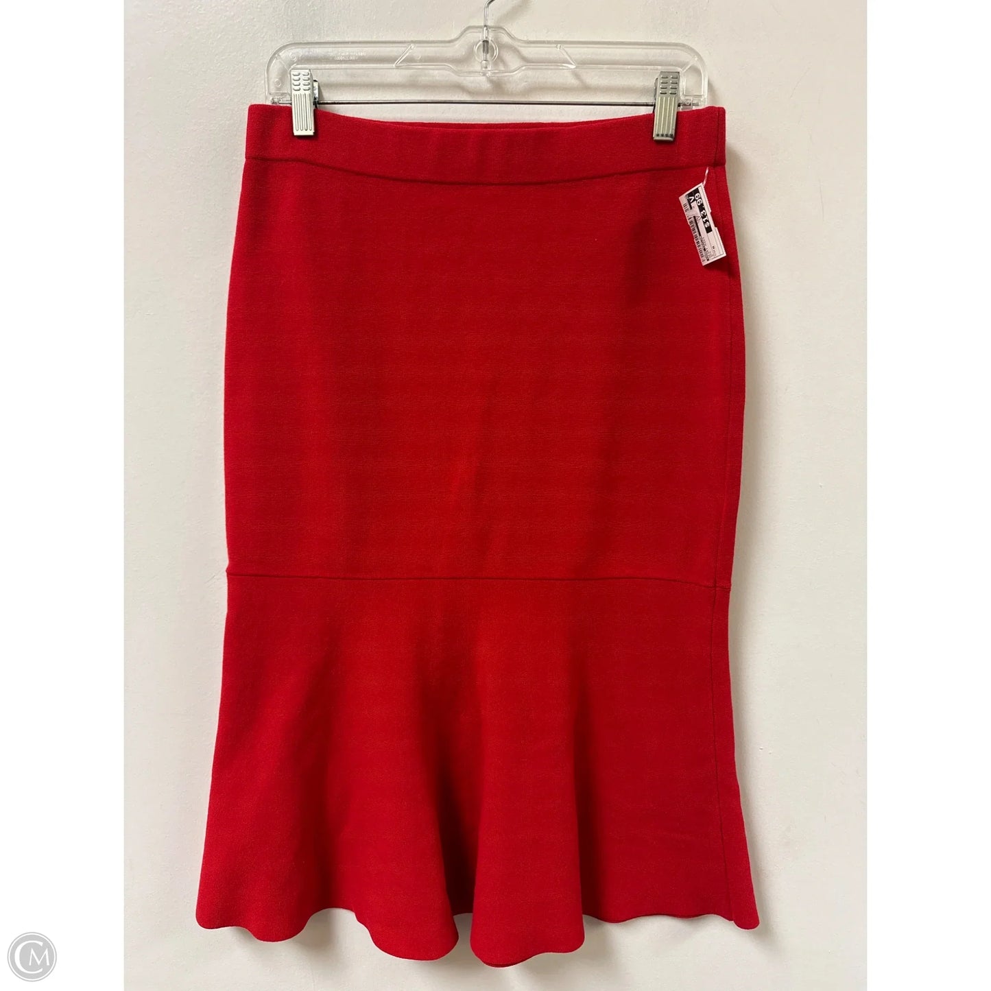 Skirt Midi By Ann Taylor In Red, Size: M