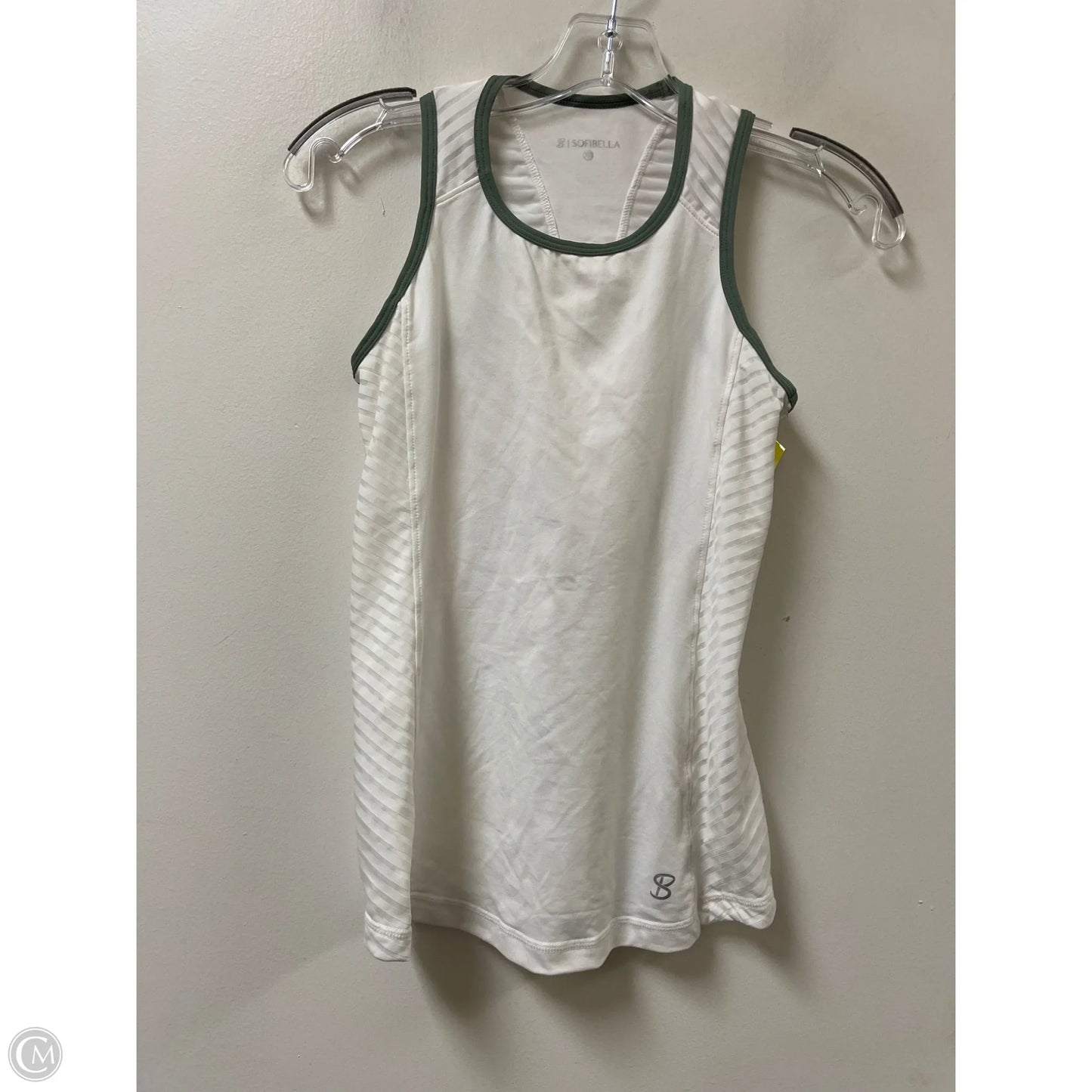 Athletic Tank Top By Clothes Mentor In White, Size: Xs