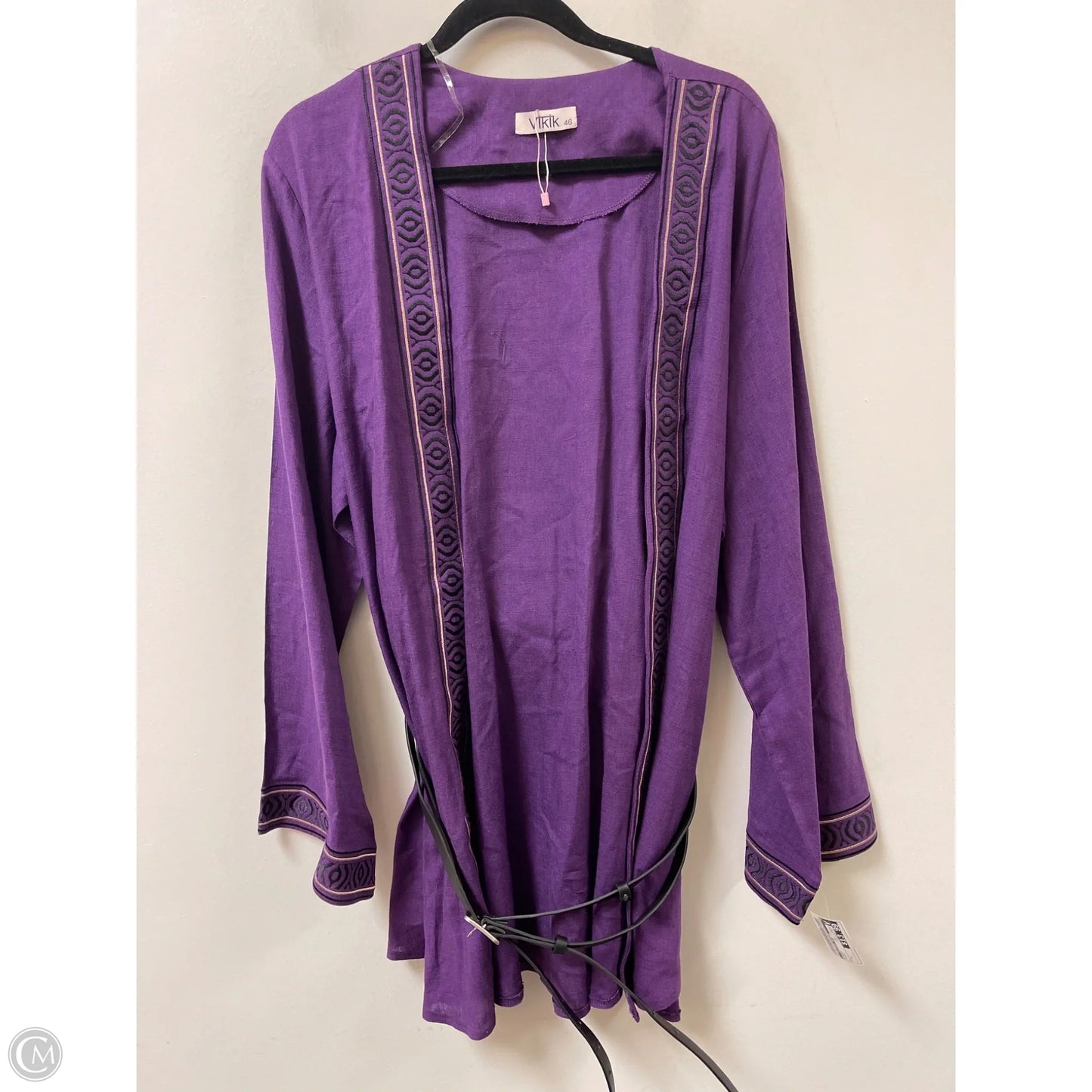 Kimono By Clothes Mentor In Purple, Size: L