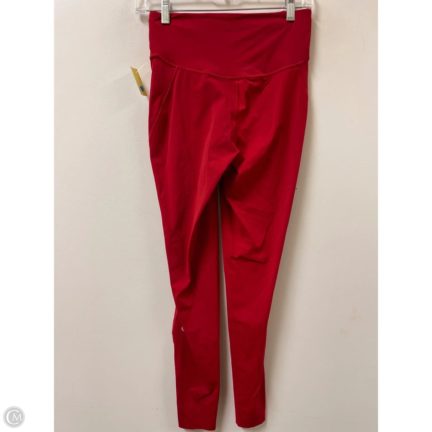 Athletic Leggings By Lululemon In Red, Size: S